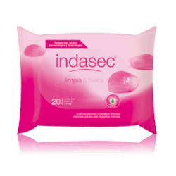 Indasec - Toalhitas para Higiene Íntima (Bolsa de 20 unidades)