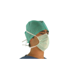Máscara Cirúrgica-não Esterilizada 3 Camadas de não Tecido com Atilhos-Verde (caixas de 50 máscaras)